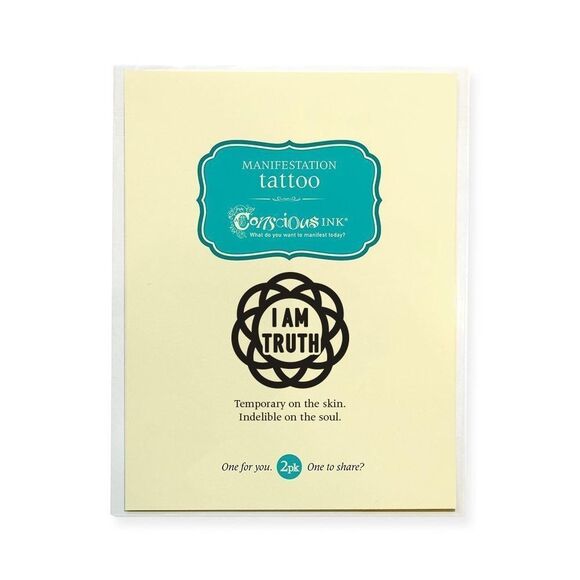 Conscious Ink Temporary Tattoo (2 pack) - Picture 1 of 3
